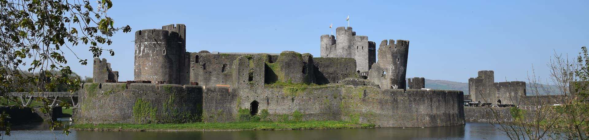 "Caerphilly Castle" by Hugh Llewelyn