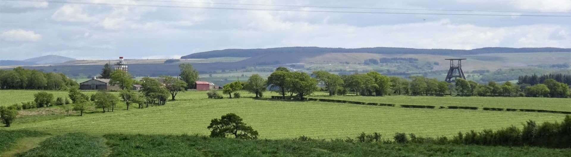 The Auchinleck A Frame. View from the south. Photo: Rosser1954