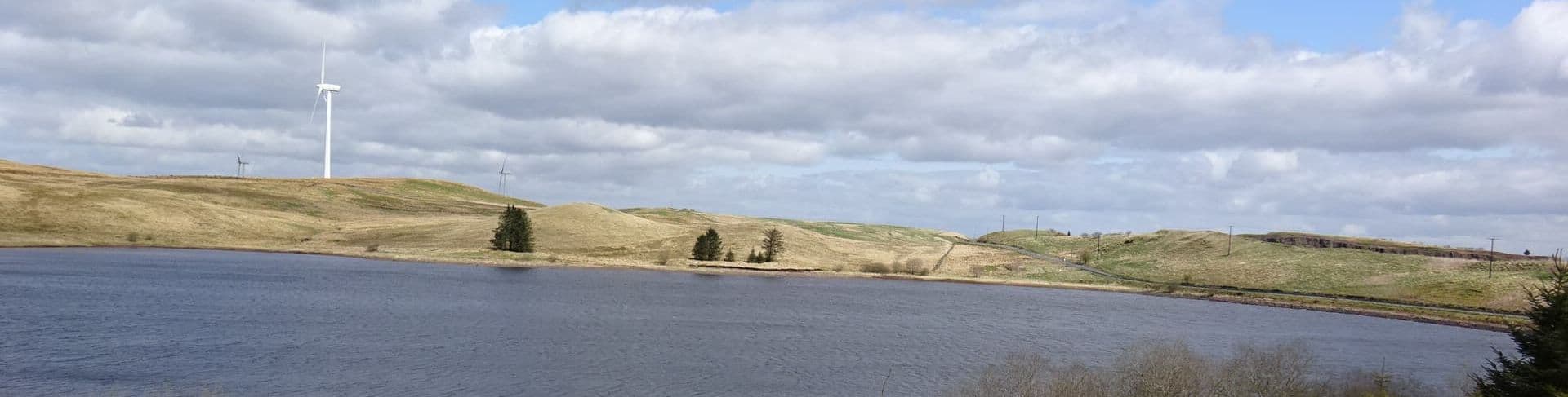 The White Loch Reservoir, Mearns Moor, East Renfrewshire, Scotland. Photo: Rosser1954