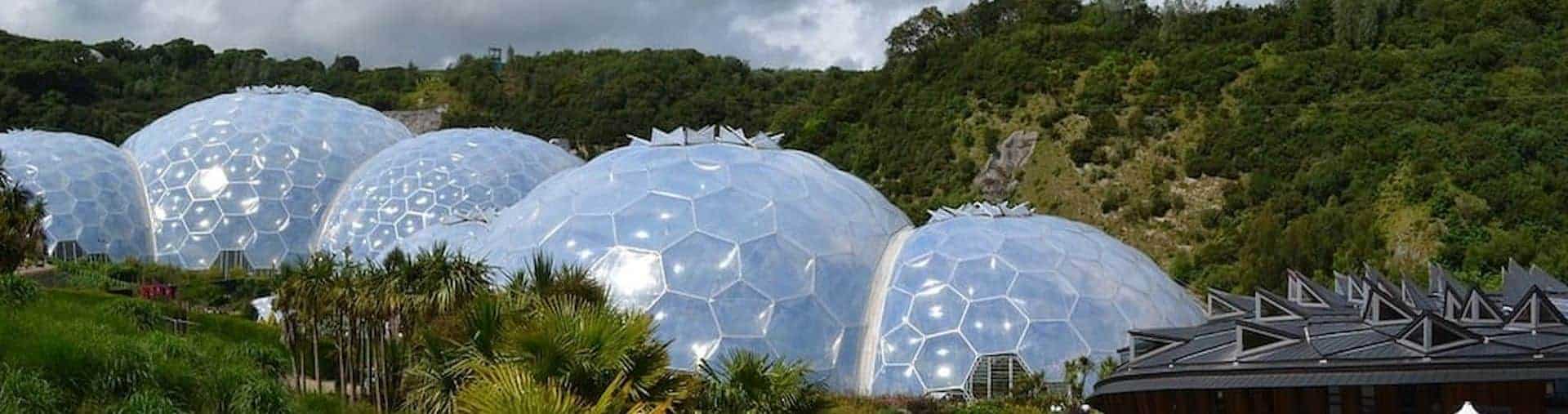 The geodesic domes at The Eden Project, Cornwall
