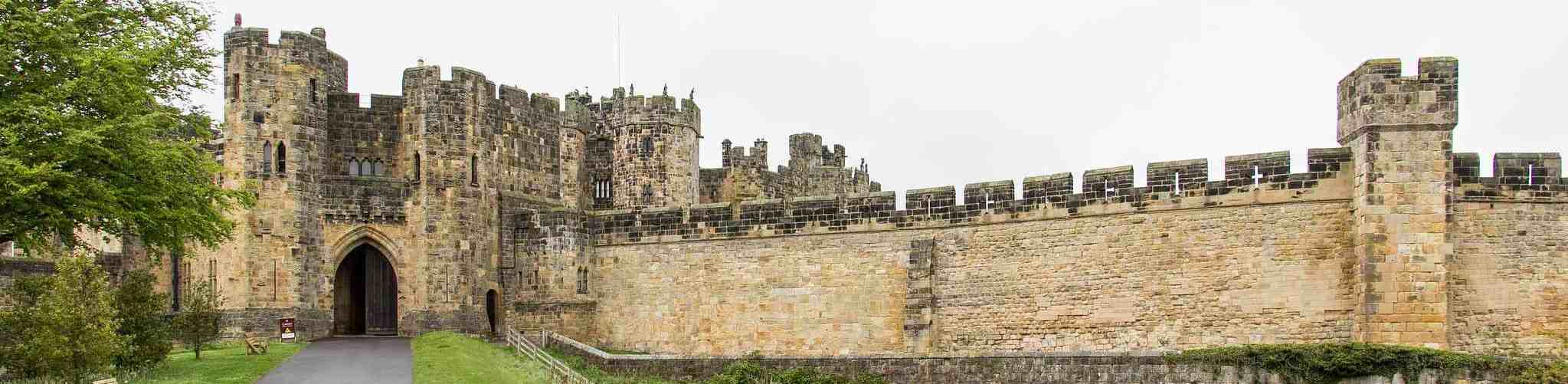 Alnwick Castle, Alnwick, Northumberland, England. Photo: Billy Wilson