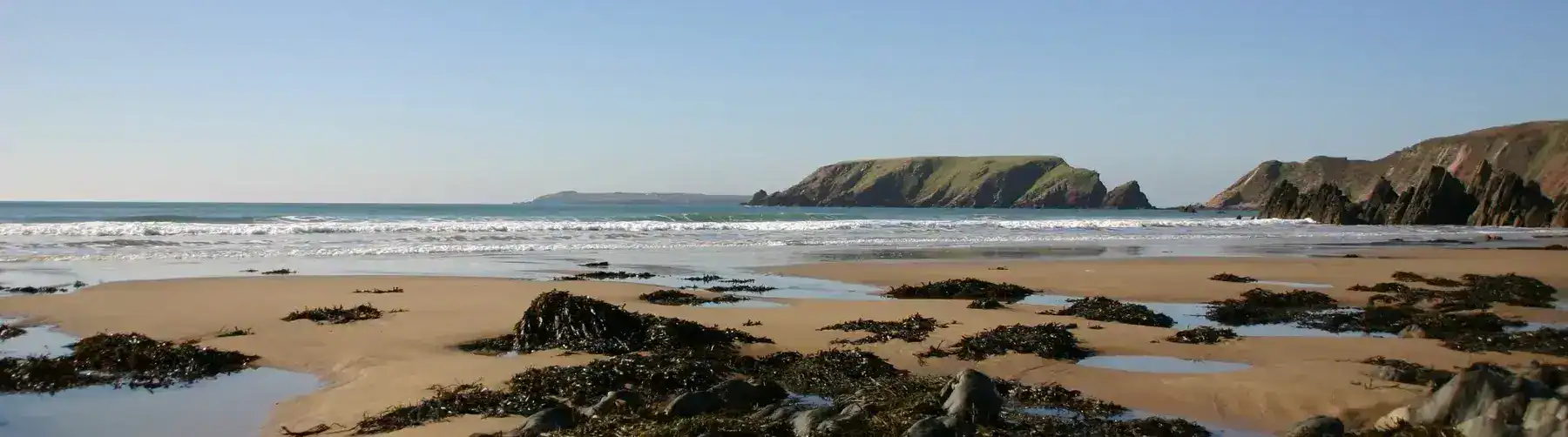 Marloes Sands, towards Gateholm Island, Pembrokeshire
