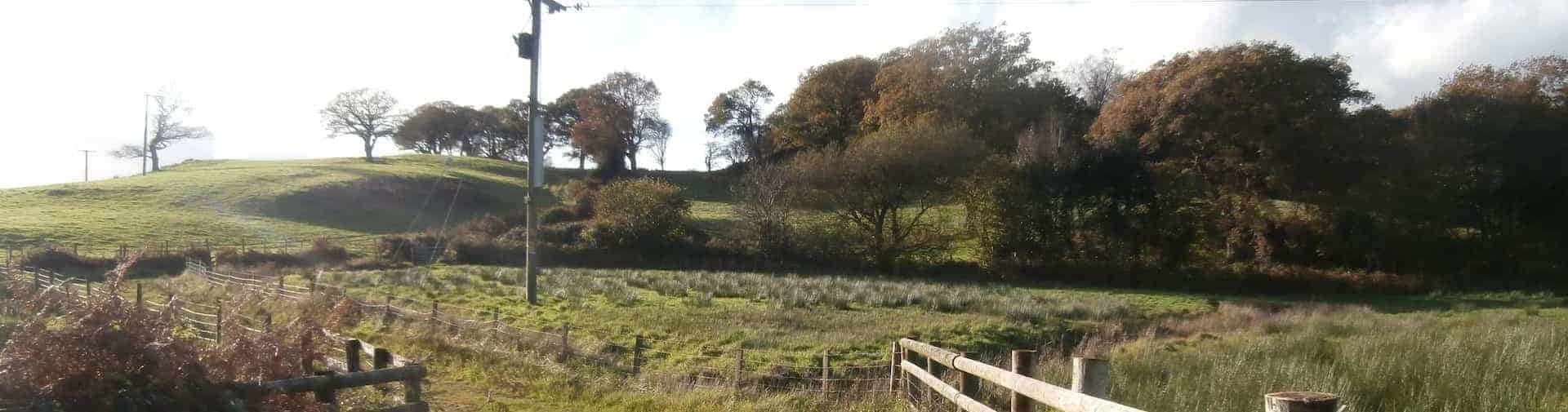 Taff Ely Ridgeway Walk footpath, near Rhiwsaeson. Photo: John Lord