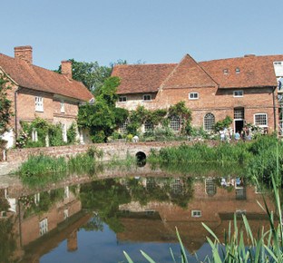 The pond at Flatford Mill
