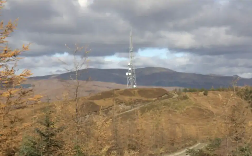Cow Hill and the TV transmitter