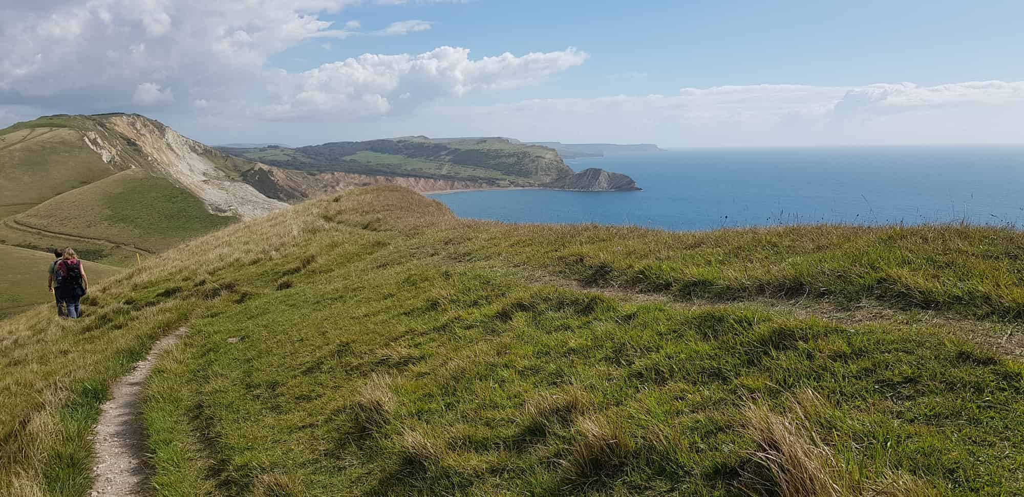 The South West coast path just west of Swanage in Dorset